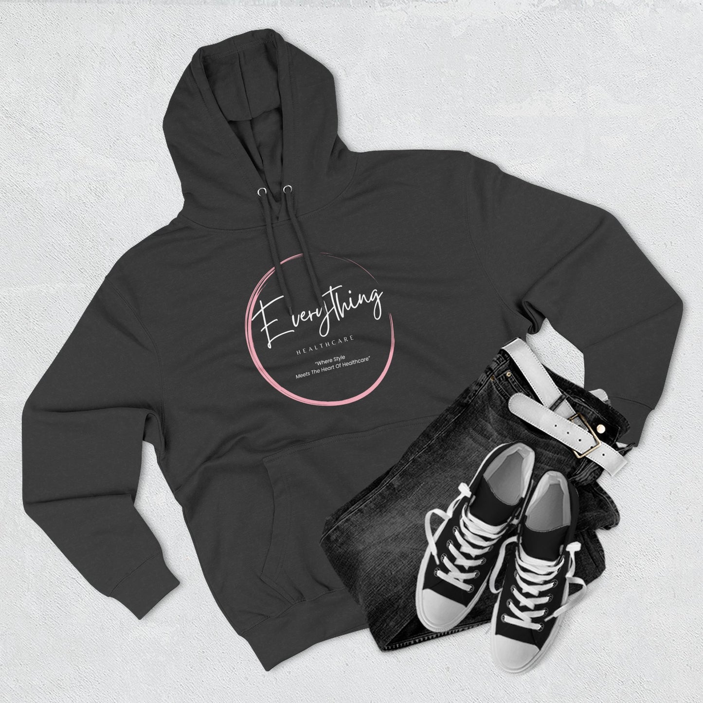 Everything Healthcare™ Cozy Fleece Hoodie Warm Pullover- Logo