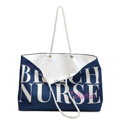 BEACH NURSE™ Weekender Bag | Large Nurse Beach & Travel Tote Navy
