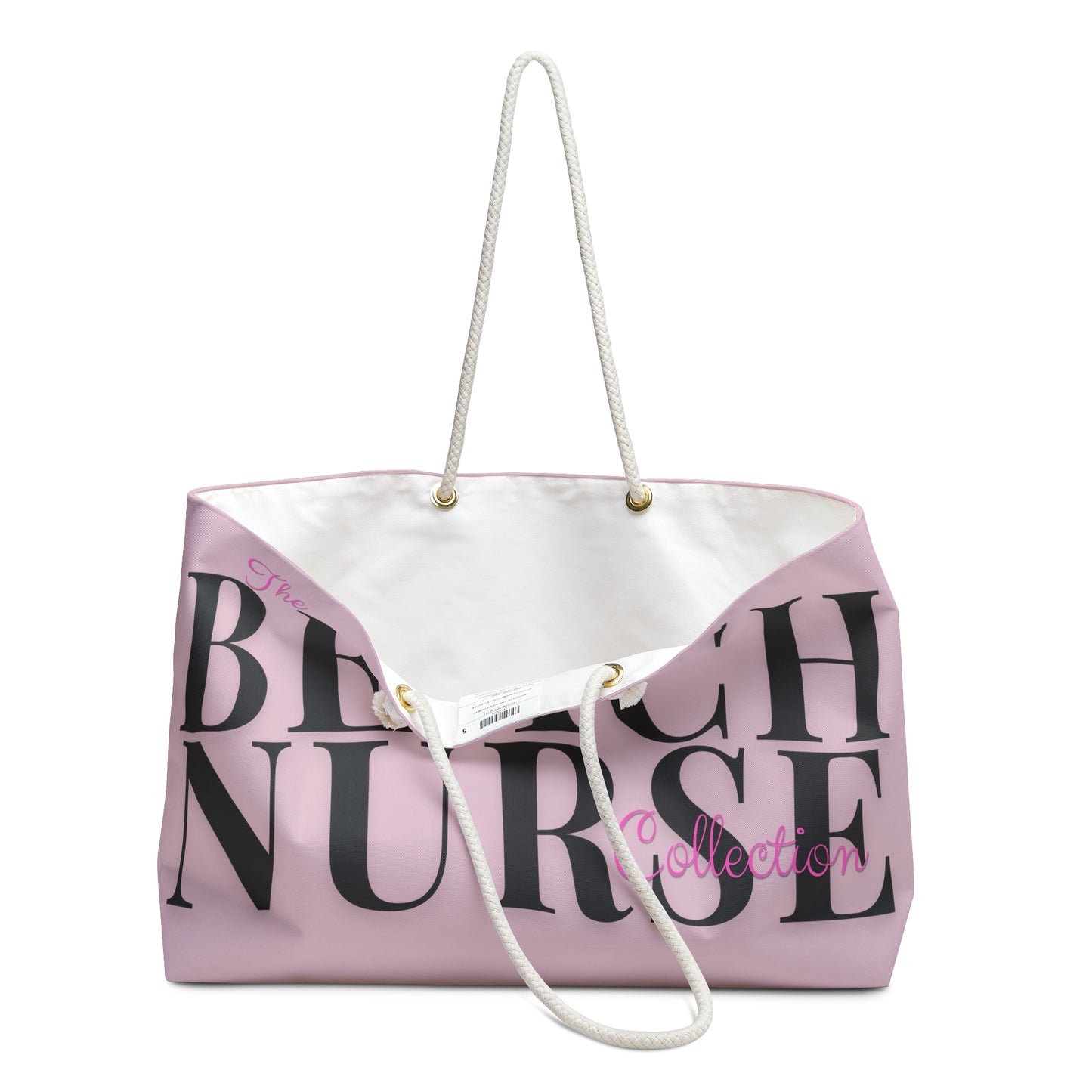 BEACH NURSE™ Weekender Bag | Large Nurse Beach & Travel Tote Pink