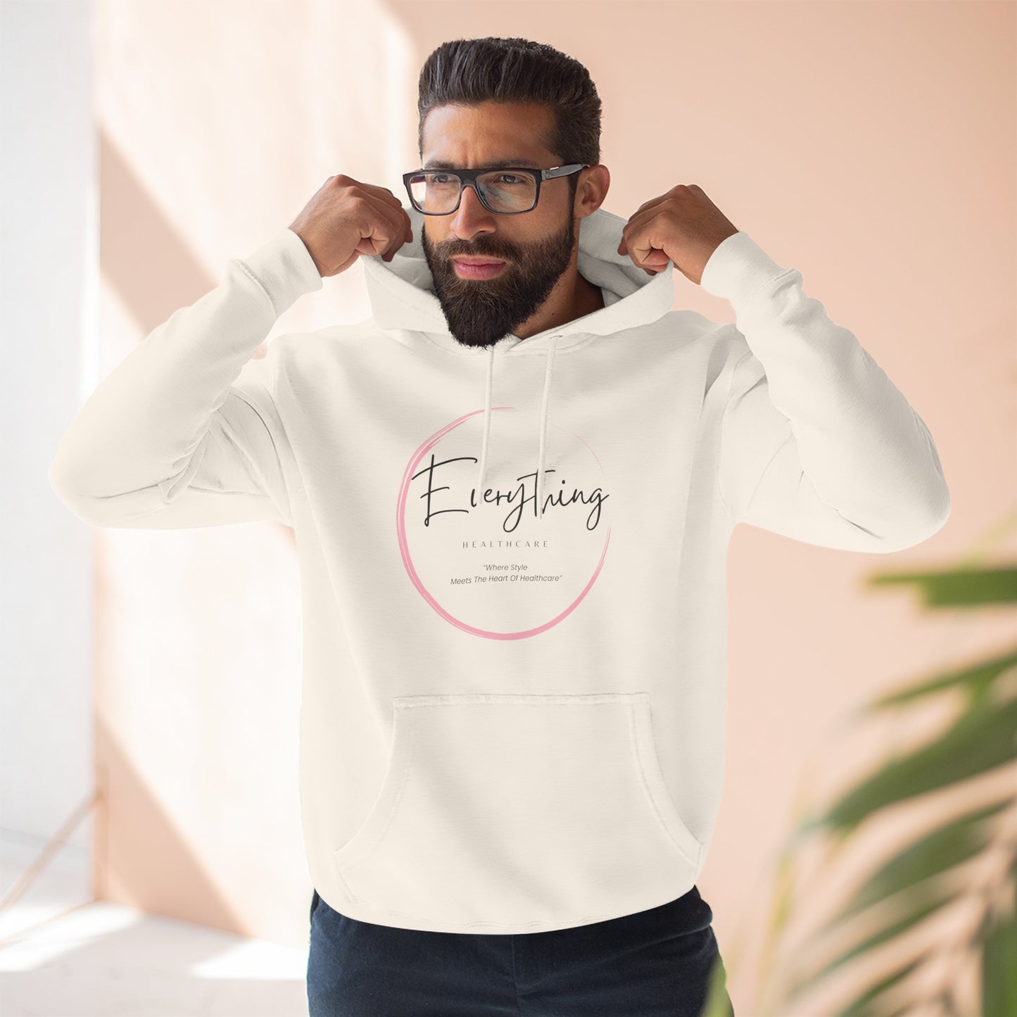 Everything Healthcare™ Cozy Fleece Hoodie Warm Pullover- Logo