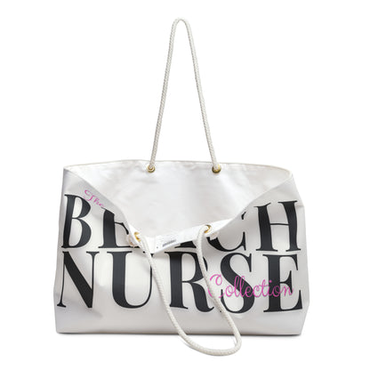 BEACH NURSE™ Weekender Bag | Large Nurse Beach & Travel Tote Ivory