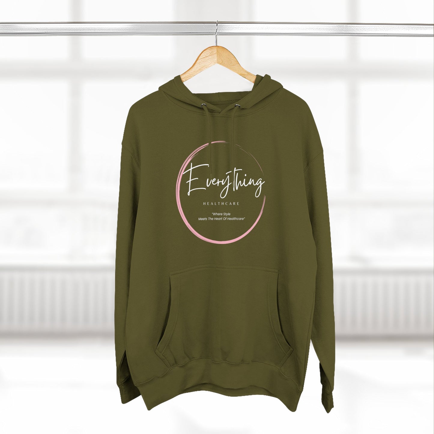 Everything Healthcare™ Cozy Fleece Hoodie Warm Pullover- Logo