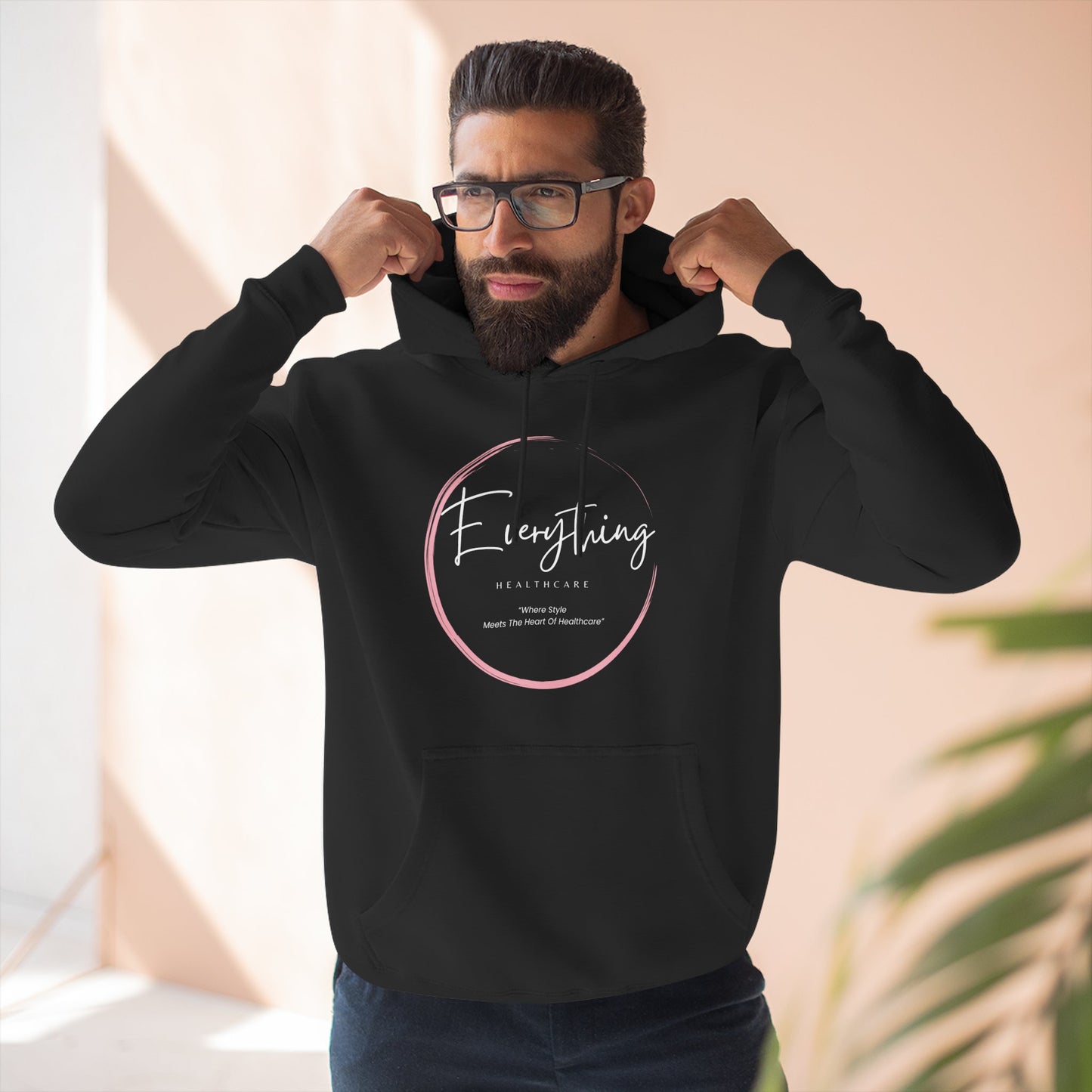 Everything Healthcare™ Cozy Fleece Hoodie Warm Pullover- Logo