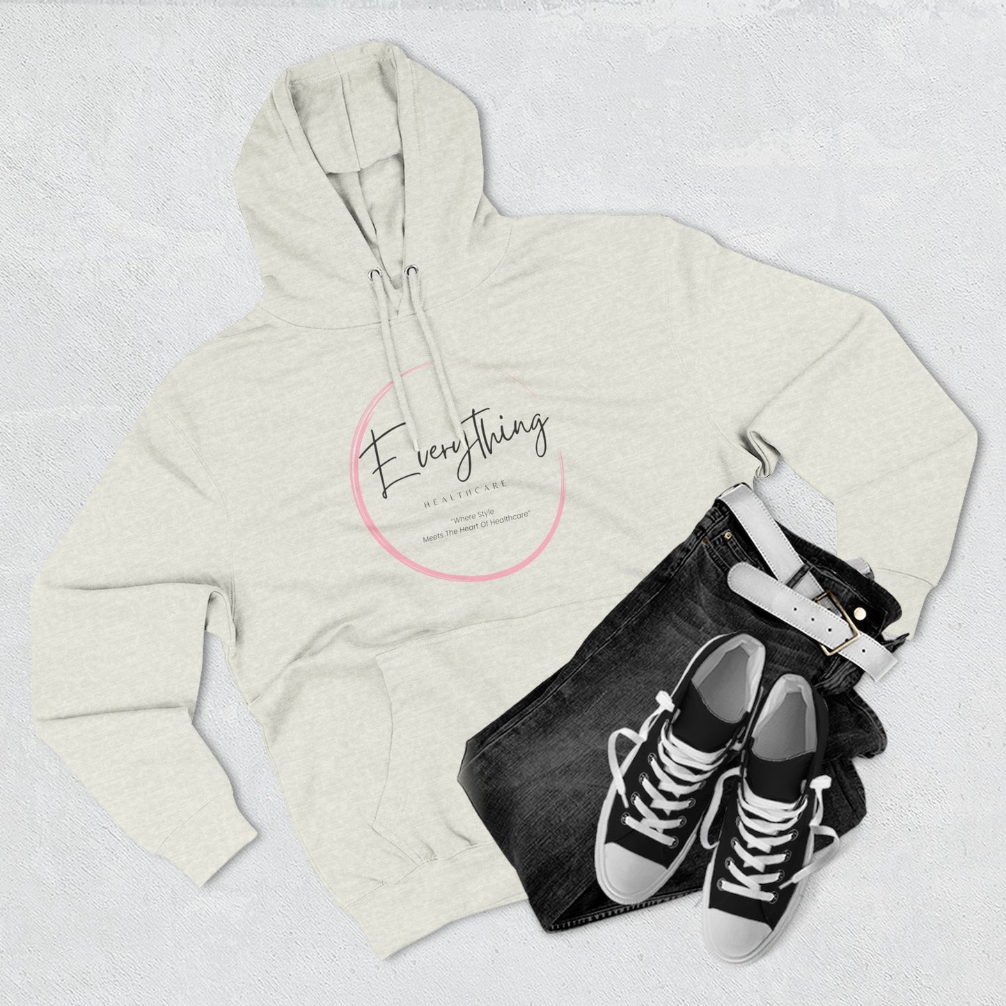 Everything Healthcare™ Cozy Fleece Hoodie Warm Pullover- Logo