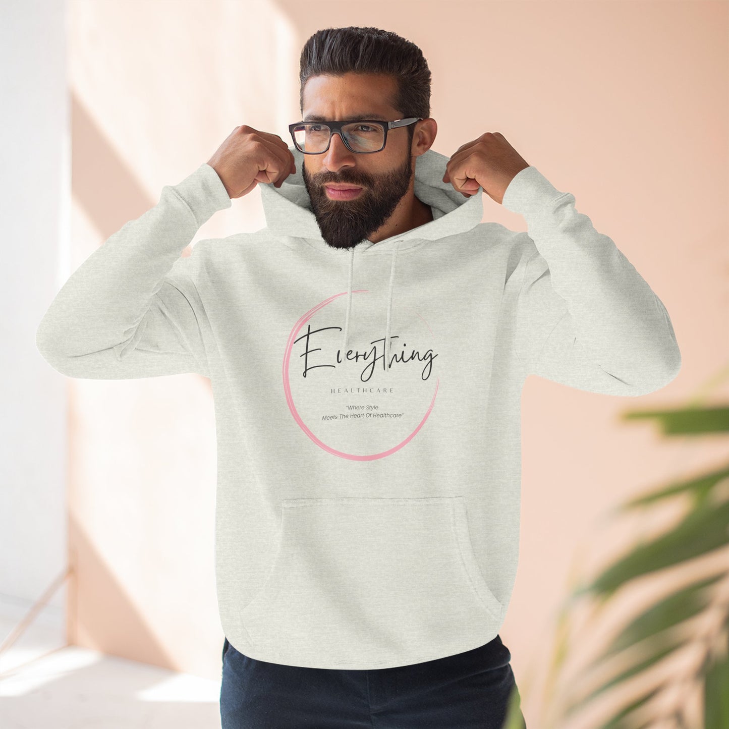 Everything Healthcare™ Cozy Fleece Hoodie Warm Pullover- Logo