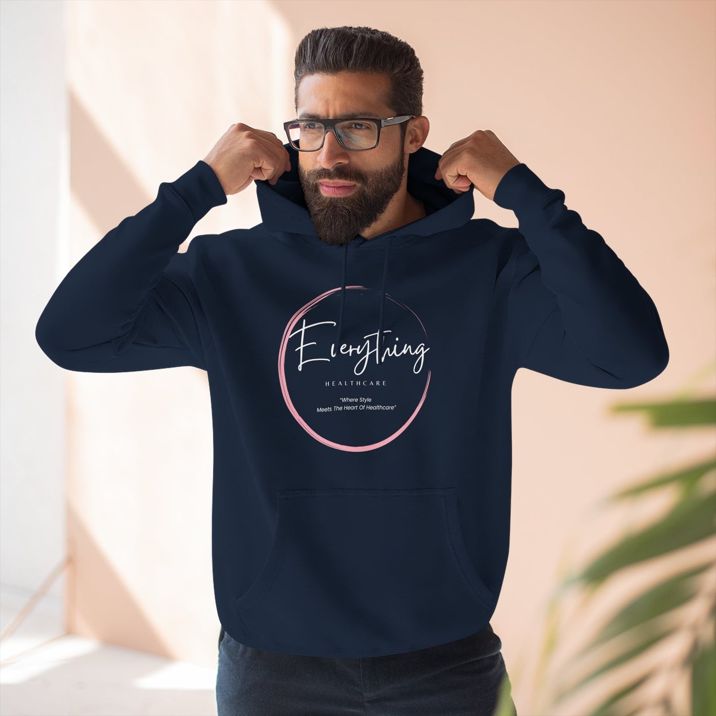 Everything Healthcare™ Cozy Fleece Hoodie Warm Pullover- Logo
