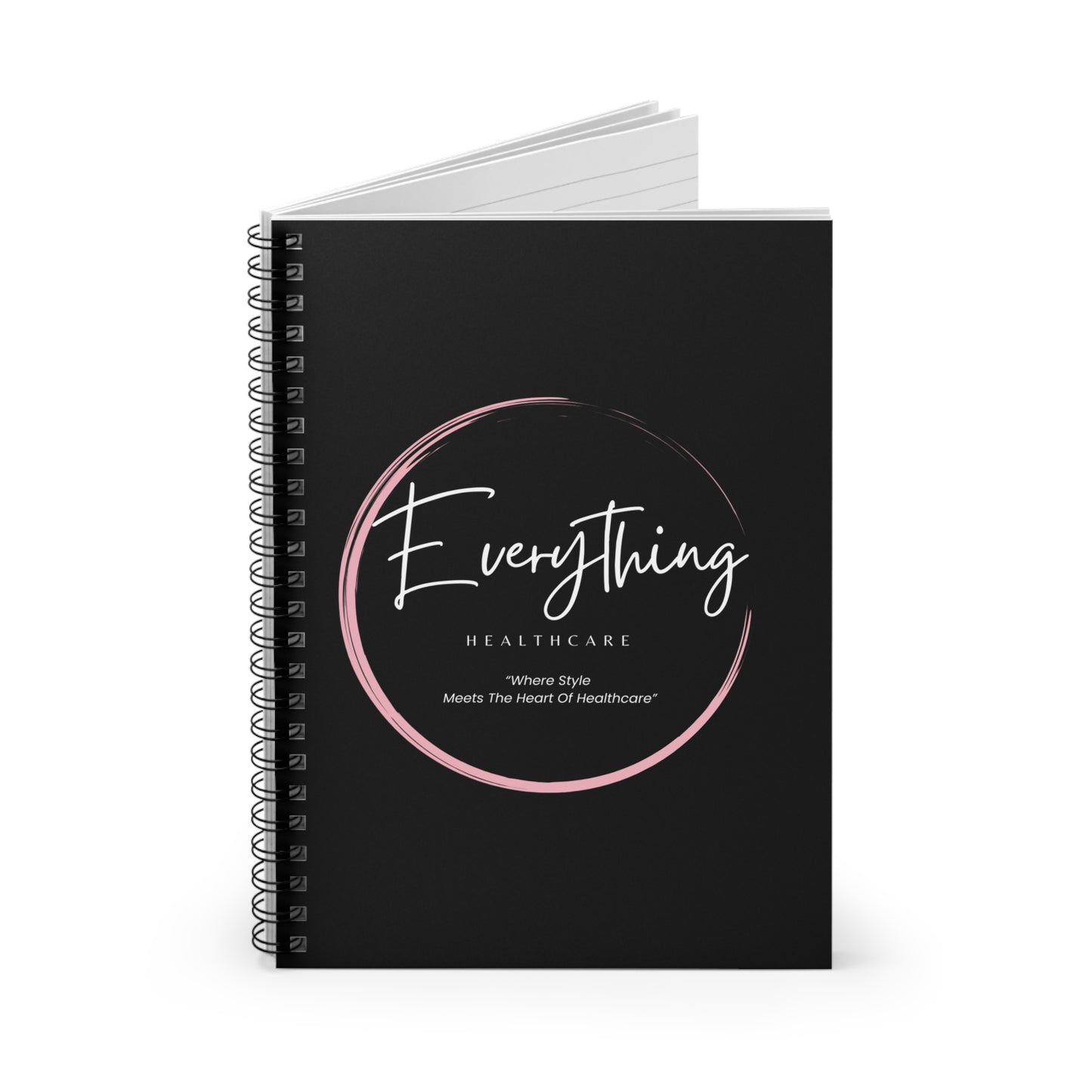 Everything Healthcare™ Spiral Notebook Inspirational Journal- Logo