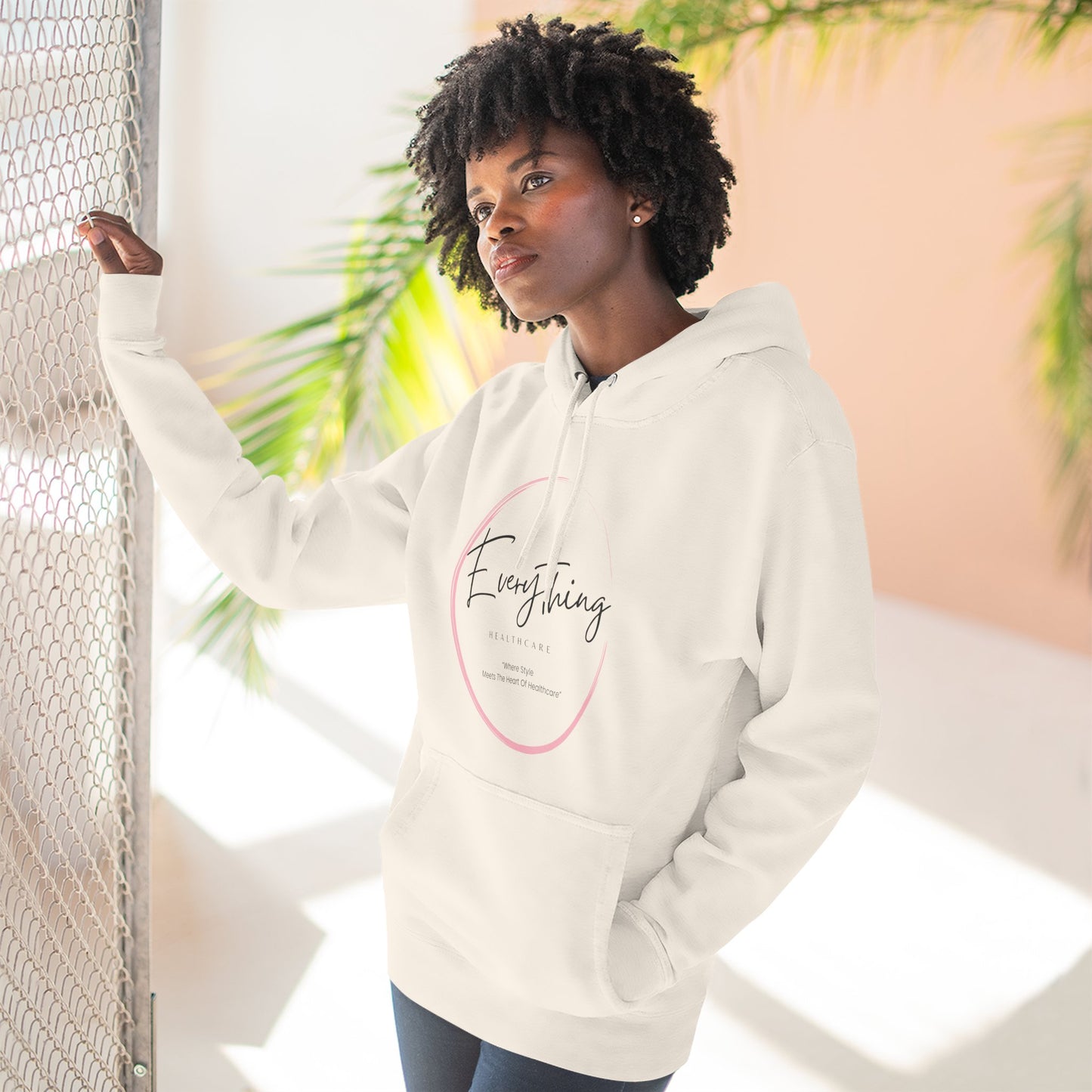 Everything Healthcare™ Cozy Fleece Hoodie Warm Pullover- Logo