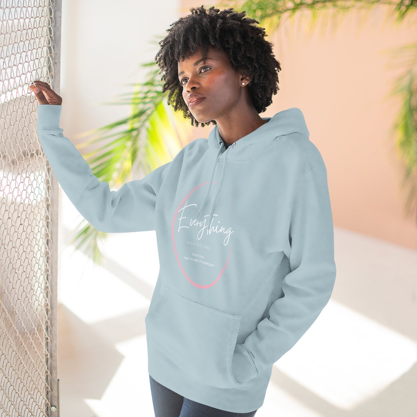Everything Healthcare™ Cozy Fleece Hoodie Warm Pullover- Logo