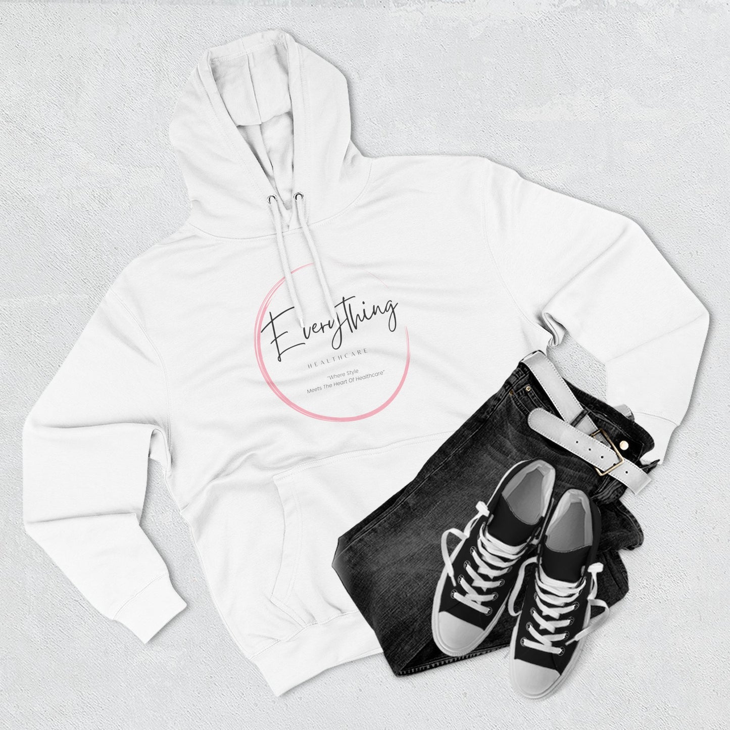 Everything Healthcare™ Cozy Fleece Hoodie Warm Pullover- Logo