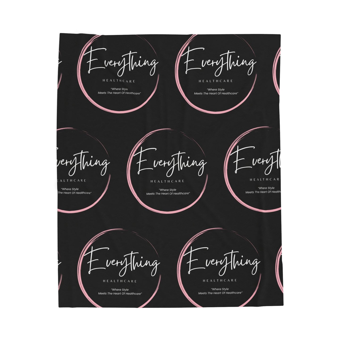 Everything Healthcare™ Cozy Logo Blanket — Soft Home Comfort