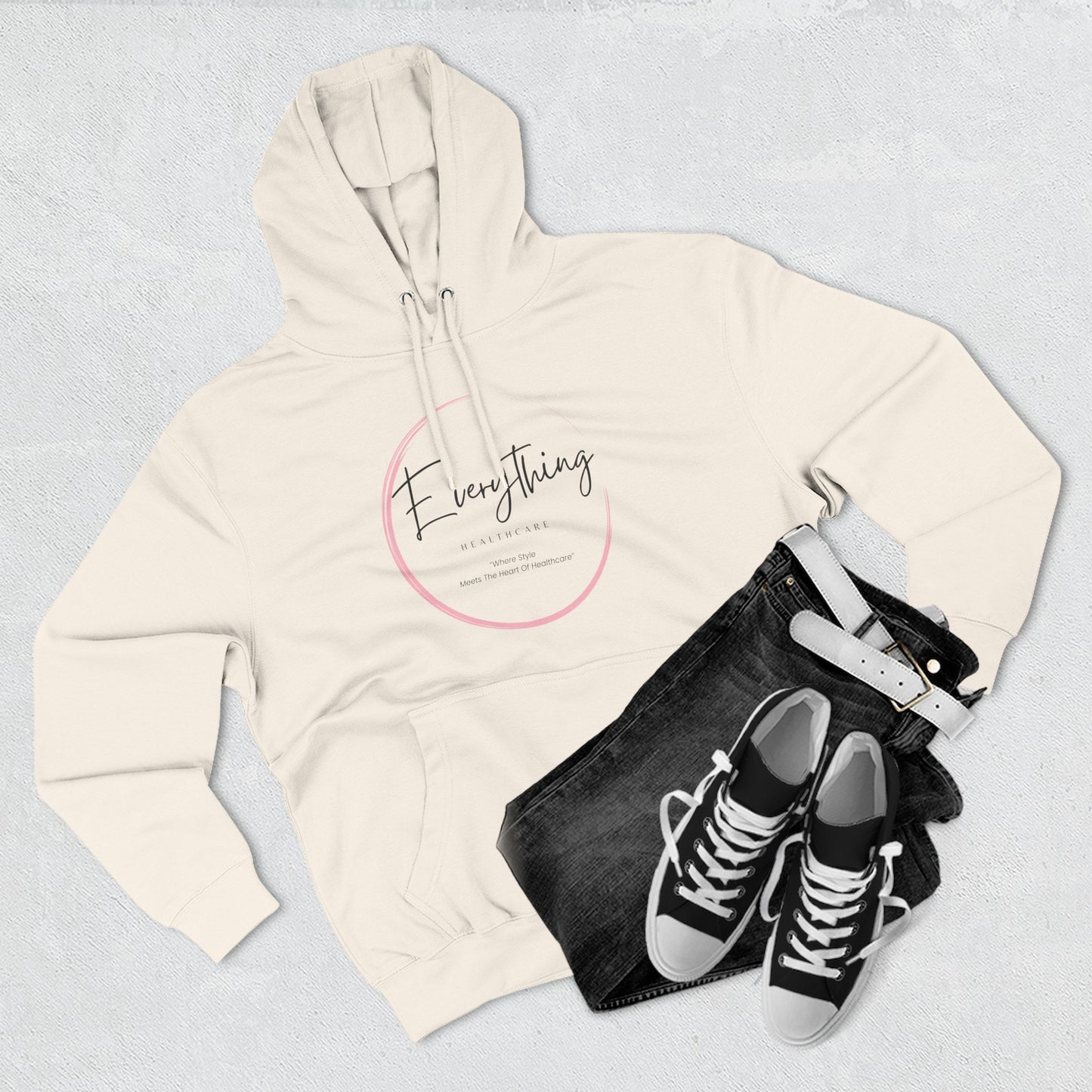 Everything Healthcare™ Cozy Fleece Hoodie Warm Pullover- Logo