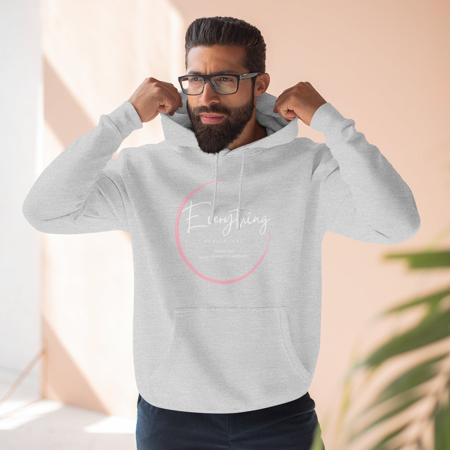 Everything Healthcare™ Cozy Fleece Hoodie Warm Pullover- Logo