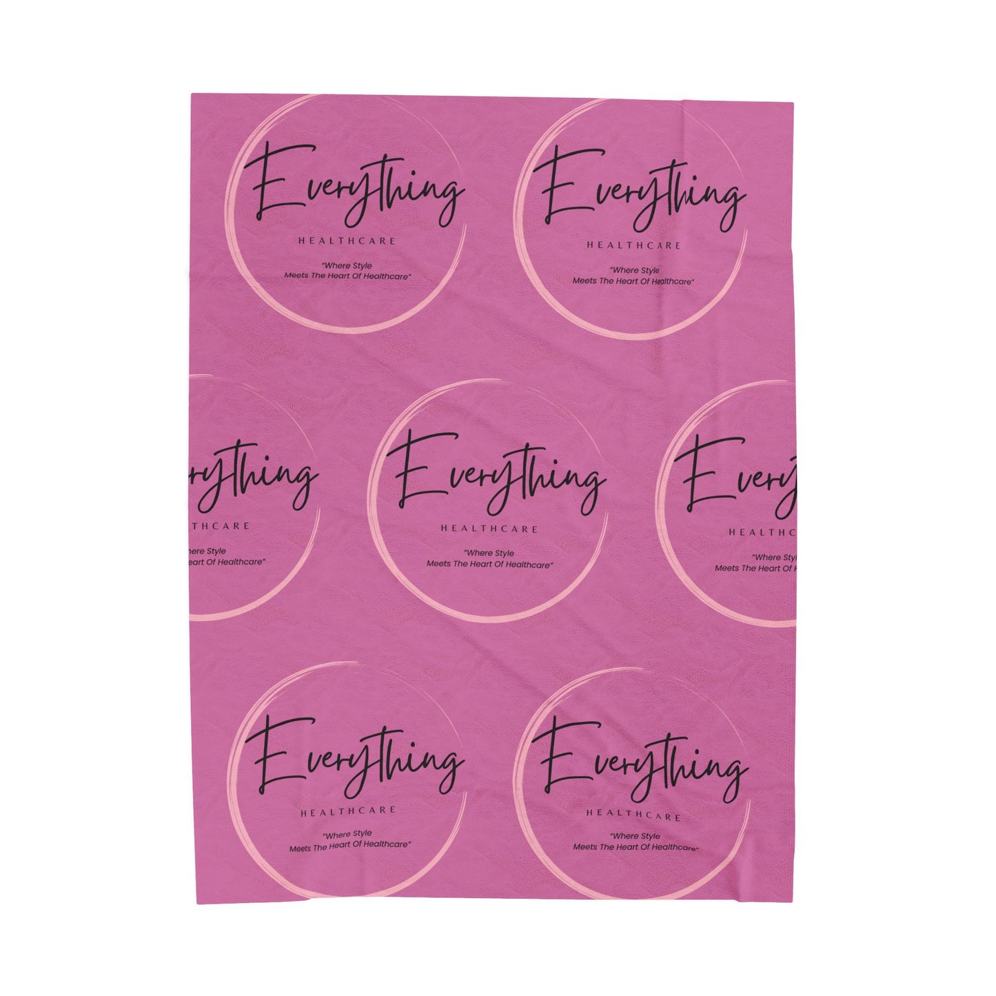 Everything Healthcare™ Cozy Logo Blanket — Soft Home Comfort
