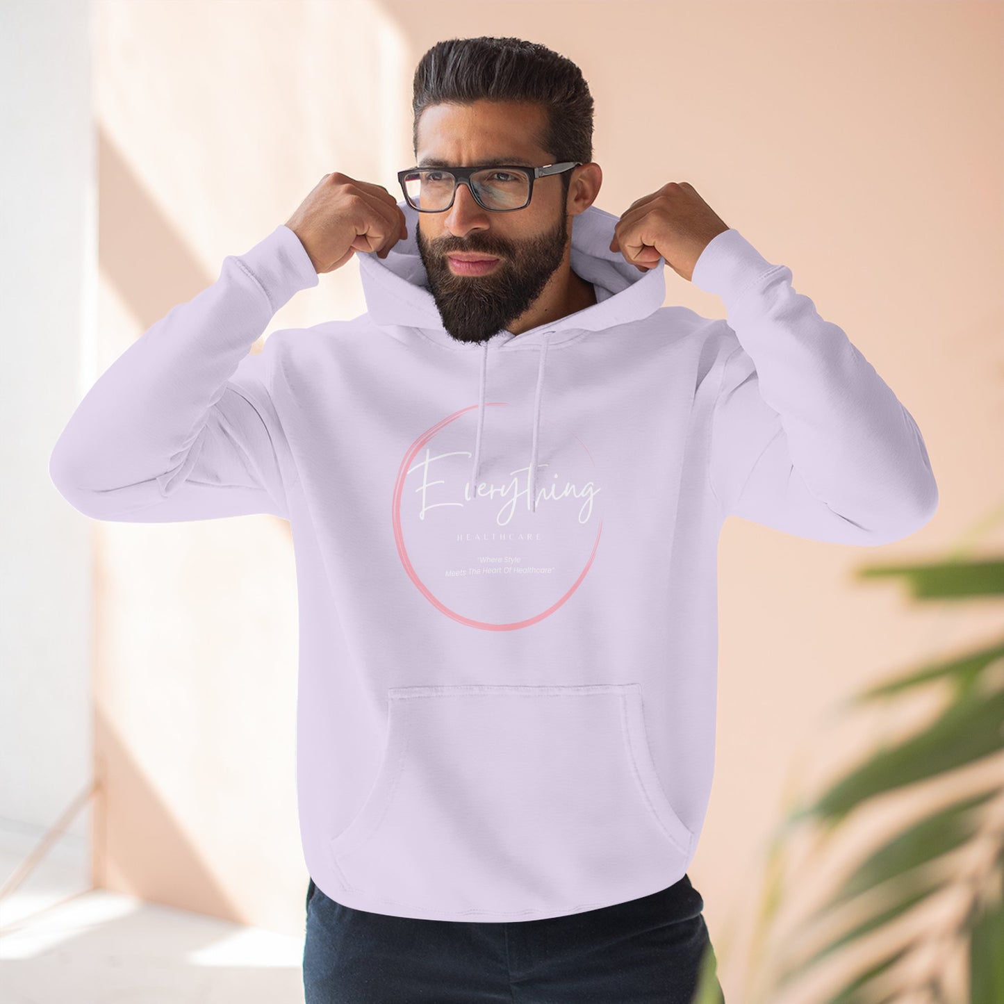 Everything Healthcare™ Cozy Fleece Hoodie Warm Pullover- Logo