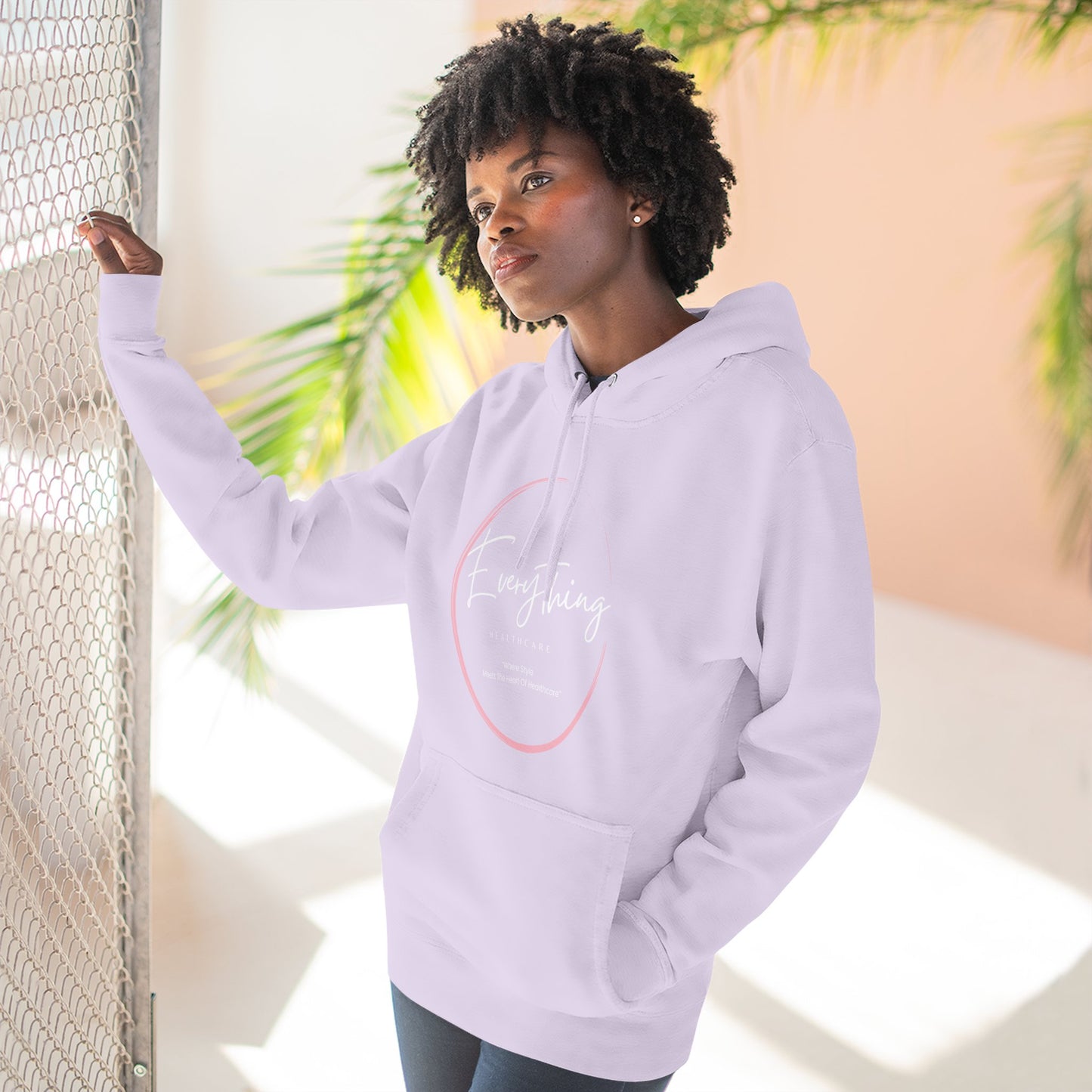 Everything Healthcare™ Cozy Fleece Hoodie Warm Pullover- Logo