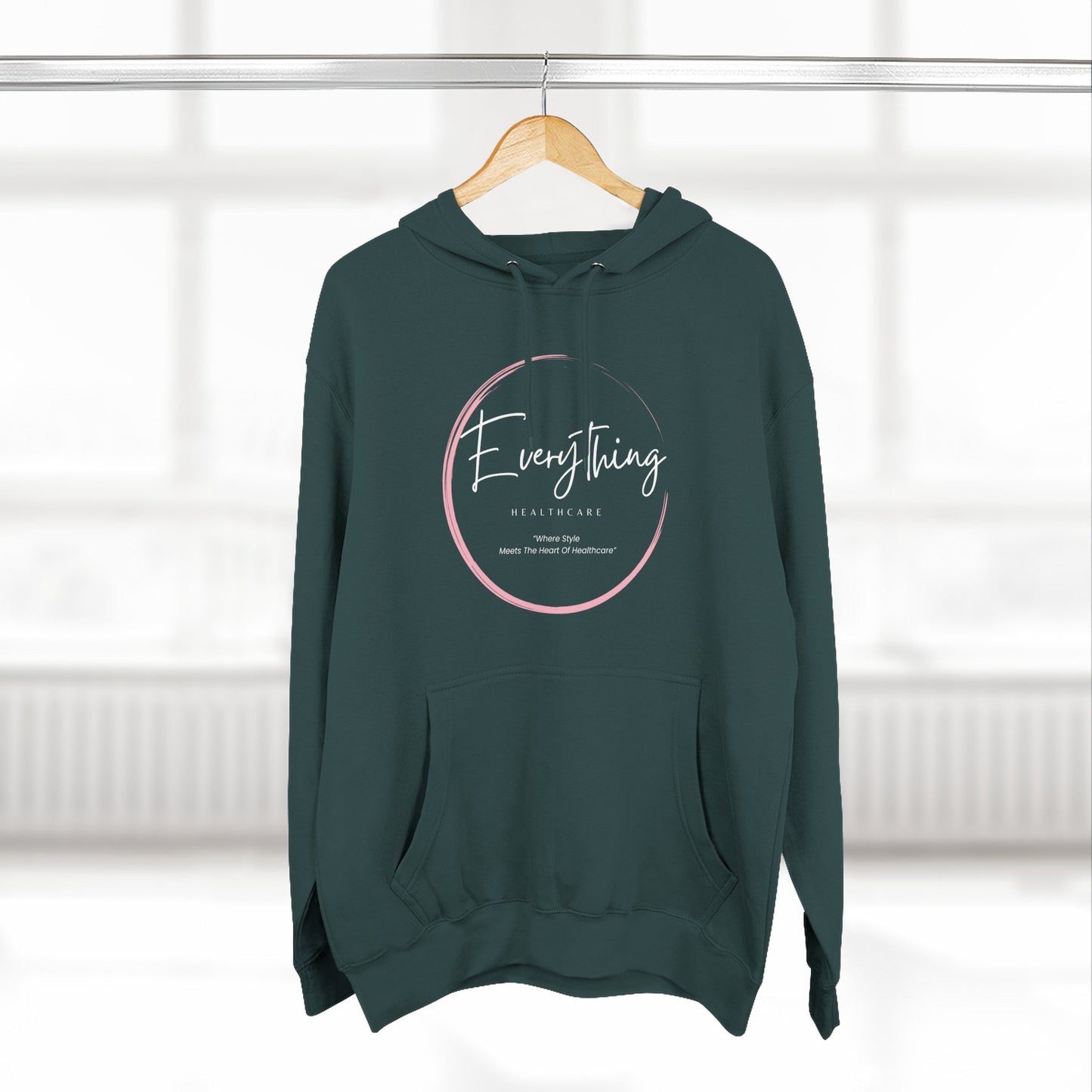 Everything Healthcare™ Cozy Fleece Hoodie Warm Pullover- Logo