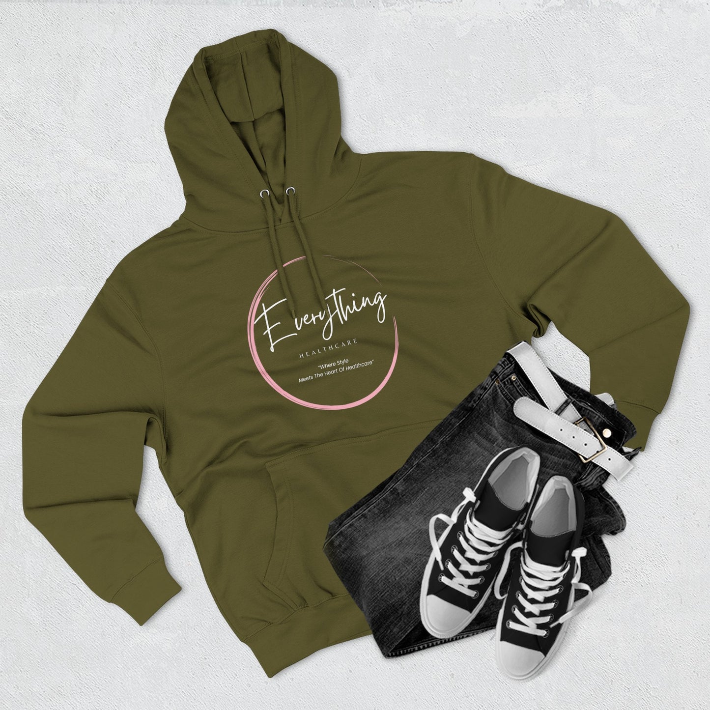 Everything Healthcare™ Cozy Fleece Hoodie Warm Pullover- Logo