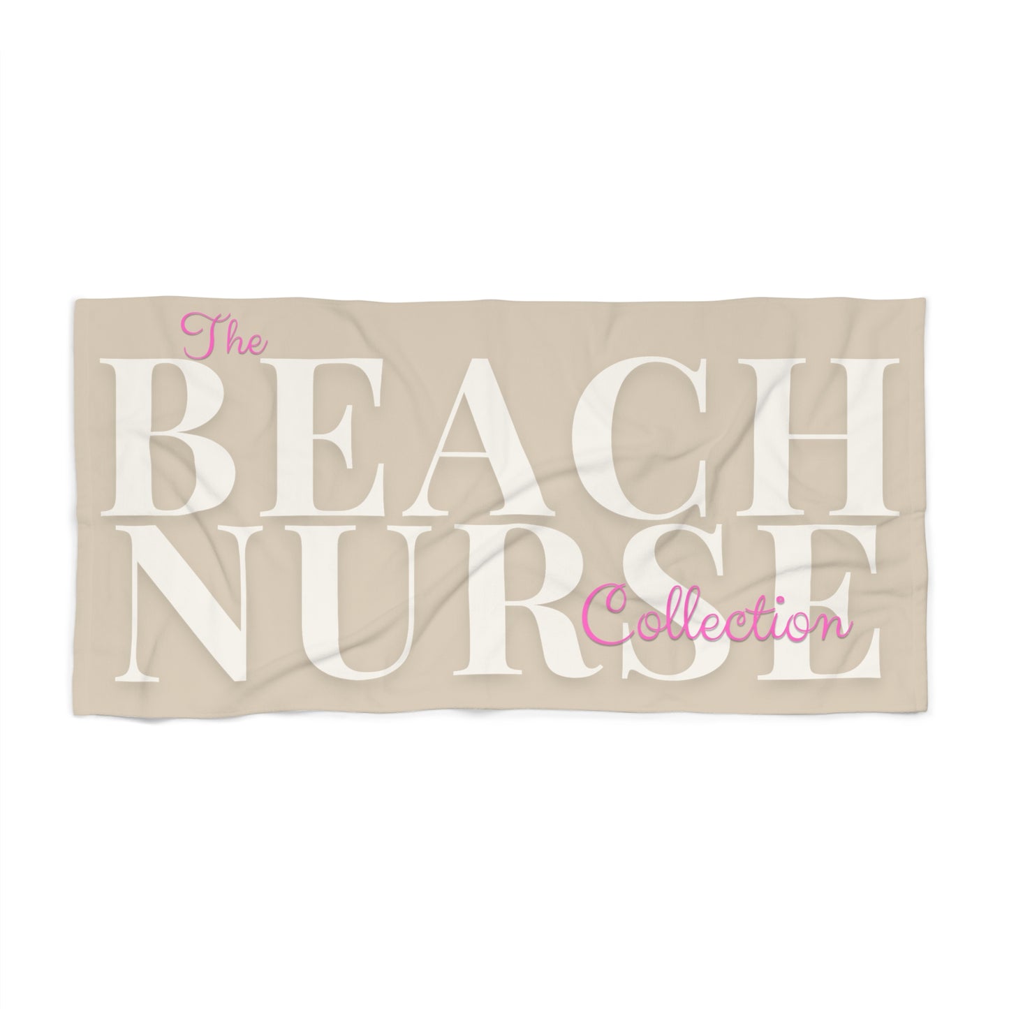 BEACH NURSE™ Oversized Sand Beach Towel | Nurse Beach & Pool Essential