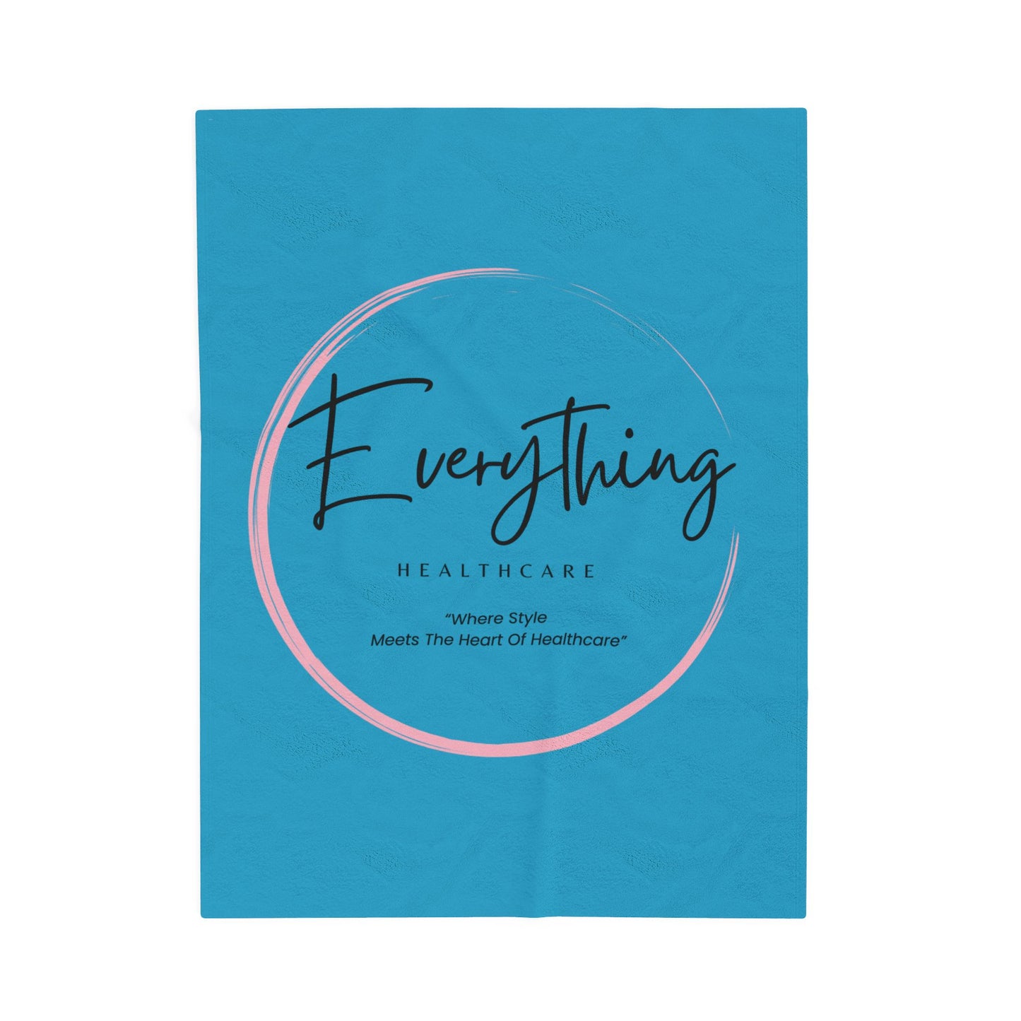 Everything Healthcare™ Cozy Logo Blanket — Soft Home Comfort